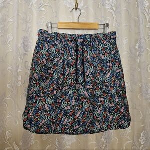 St. John's Bay Multicolor Floral A-Line Skort